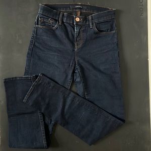 J BRAND 811 Mid Rise Skinny Jeans Womens Blue Stretch - 26